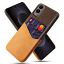 Samsung Galaxy S25 Edge KSQ Cover med Kortholder - Orange