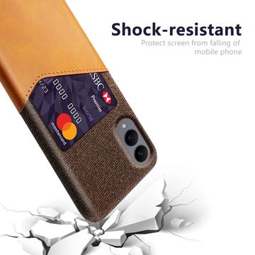 Samsung Galaxy S25 Edge KSQ Cover med Kortholder - Orange