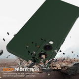 Samsung Galaxy S25 Edge Liquid Silikone Cover - MagSafe Kompatibel - Mørkegrøn