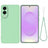 Samsung Galaxy S25 Edge Flydende silikone cover med håndrem - grøn