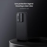 Samsung Galaxy S25 Edge Nillkin CamShield Pro Hybrid Cover - Sort