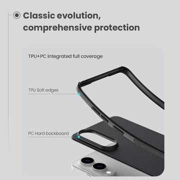 Samsung Galaxy S25 Edge Nillkin Super Frosted Shield Pro Hybrid Cover - Sort