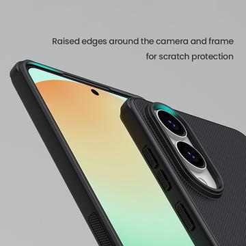 Samsung Galaxy S25 Edge Nillkin Super Frosted Shield Pro Hybrid Cover - Sort