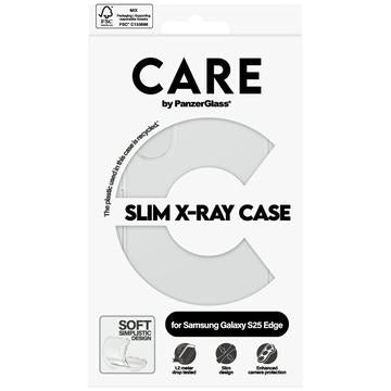 Samsung Galaxy S25 Edge PanzerGlass Care Fashion Slim X-Ray-Cover - Gennemsigtig