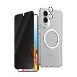 Samsung Galaxy S25 Edge PanzerGlass Care Flagship 3-i-1 Privacy Bundle - Klar
