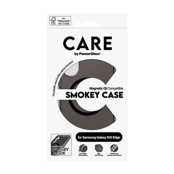 Samsung Galaxy S25 Edge PanzerGlass Care Smokey Urban Combat Cover - MagSafe-kompatibel - Gennemsigtig sort