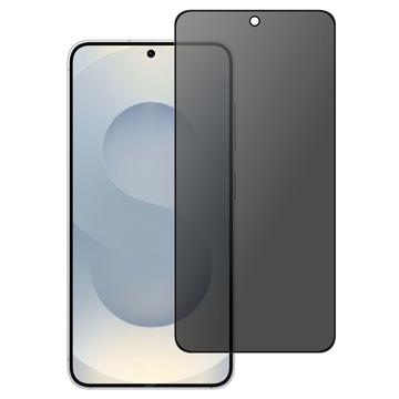 Samsung Galaxy S25 Edge Privacy Full Cover Skærmbeskyttelse Hærdet Glas - Sort Kant