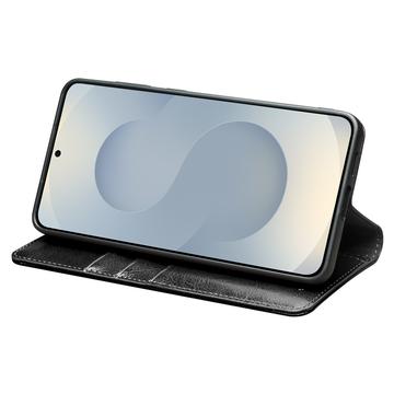 Samsung Galaxy S25 Edge Qialino Classic Læderpung - Sort