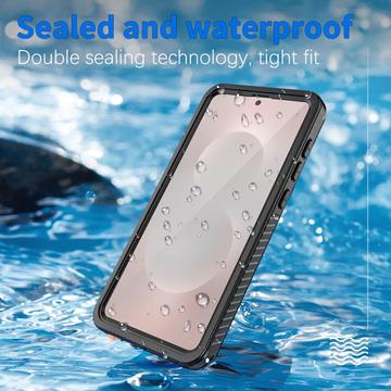 Samsung Galaxy S25 Edge Redpepper FS IP68 Vandtæt Cover - Sort