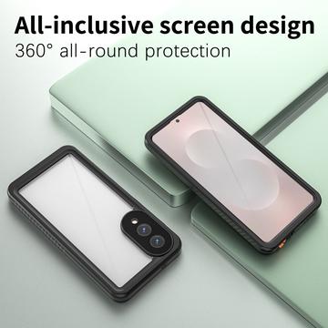 Samsung Galaxy S25 Edge Redpepper FS IP68 Vandtæt Cover - Sort