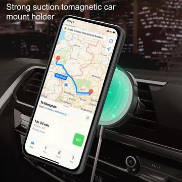 Samsung Galaxy S25 Edge Roterende Ring Hybrid Cover med Kameraskjold - Rød