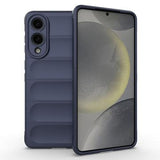 Samsung Galaxy S25 Edge Rugged TPU Cover - Mørkeblå