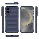 Samsung Galaxy S25 Edge Rugged TPU Cover - Mørkeblå