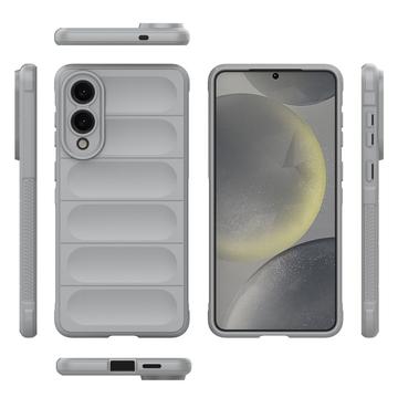 Samsung Galaxy S25 Edge Rugged TPU Cover - Lysegrå
