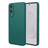 Samsung Galaxy S25 Edge stødsikkert silikone cover - sortgrønt