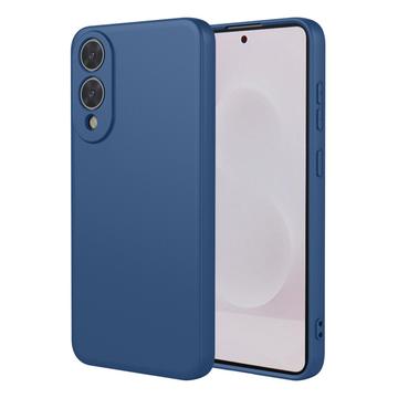 Samsung Galaxy S25 Edge Stødsikkert silikone cover - Blå