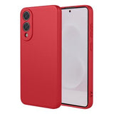 Samsung Galaxy S25 Edge stødsikkert silikone cover - rød