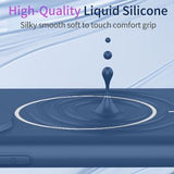 Samsung Galaxy S25 Edge Silikone Cover - MagSafe-kompatibel - sortgrøn