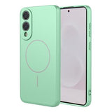 Samsung Galaxy S25 Edge Silikone Cover - MagSafe-kompatibel - Matcha grøn