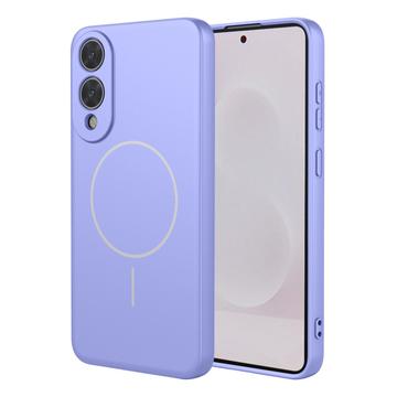 Samsung Galaxy S25 Edge Silikone Cover - MagSafe-kompatibel - Lilla