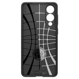 Samsung Galaxy S25 Edge Spigen Liquid Air TPU Cover - Sort