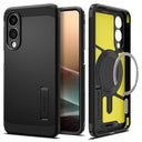 Samsung Galaxy S25 Edge Spigen Tough Armor Mag Cover - Sort