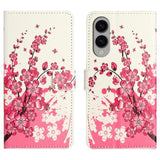 Samsung Galaxy S25 Edge Style Series Pung Taske - Pink Blomster