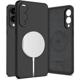 Samsung Galaxy S25 Edge Tech-Protect flydende silikone cover - MagSafe-kompatibel - Sort