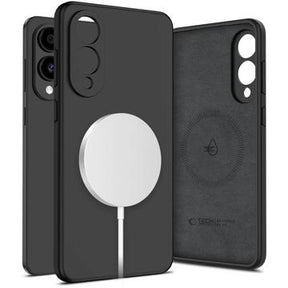 Samsung Galaxy S25 Edge Tech-Protect flydende silikone cover - MagSafe-kompatibel - Sort