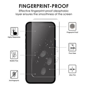 Samsung Galaxy S25 Edge Skærmbeskyttelse Hærdet Glas - Case Friendly - Gennemsigtig