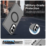 Samsung Galaxy S25 Edge UltraGuard Matte MagSafe Cover - Sort