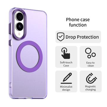 Samsung Galaxy S25 Edge UltraGuard Matte MagSafe Cover - mørk lilla