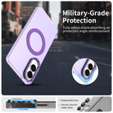 Samsung Galaxy S25 Edge UltraGuard Matte MagSafe Cover - mørk lilla