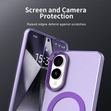 Samsung Galaxy S25 Edge UltraGuard Matte MagSafe Cover - mørk lilla