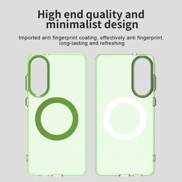 Samsung Galaxy S25 Edge UltraGuard Matte MagSafe Cover - Grøn