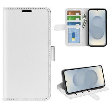 Samsung Galaxy S25 Edge Pung med Magnetisk Lukning - Hvid