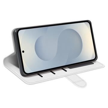 Samsung Galaxy S25 Edge Pung med Magnetisk Lukning - Hvid