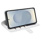Samsung Galaxy S25 Edge Pung med Magnetisk Lukning - Hvid