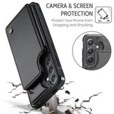 Samsung Galaxy S25 FE Caseme C22-etui RFID-kortpung - Sort