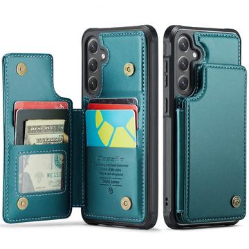 Samsung Galaxy S25 FE Caseme C22-etui RFID-kortpung - grøn
