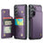 Samsung Galaxy S25 FE Caseme C22-etui RFID-kortpung - lilla
