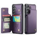 Samsung Galaxy S25 FE Caseme C22-etui RFID-kortpung - lilla