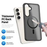 Samsung Galaxy S25 FE Dux Ducis Yind Hybrid Cover - MagSafe-kompatibel - Sort