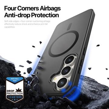 Samsung Galaxy S25 FE Dux Ducis Yind Hybrid Cover - MagSafe-kompatibel - Sort