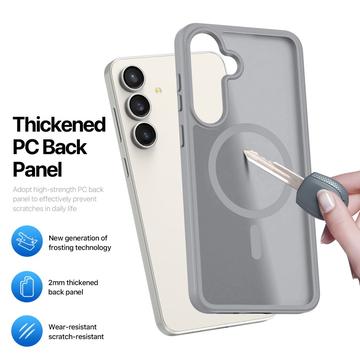 Samsung Galaxy S25 FE Dux Ducis Yind Hybrid Cover - MagSafe-kompatibel - Grå