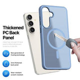 Samsung Galaxy S25 FE Dux Ducis Yind Hybrid Cover - MagSafe-kompatibel - Lyseblå