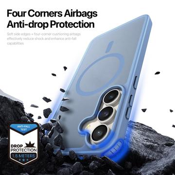 Samsung Galaxy S25 FE Dux Ducis Yind Hybrid Cover - MagSafe-kompatibel - Lyseblå
