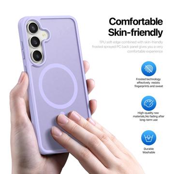 Samsung Galaxy S25 FE Dux Ducis Yind Hybrid Cover - MagSafe-kompatibel - Lyselilla