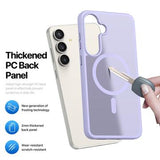 Samsung Galaxy S25 FE Dux Ducis Yind Hybrid Cover - MagSafe-kompatibel - Lyselilla