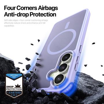 Samsung Galaxy S25 FE Dux Ducis Yind Hybrid Cover - MagSafe-kompatibel - Lyselilla
